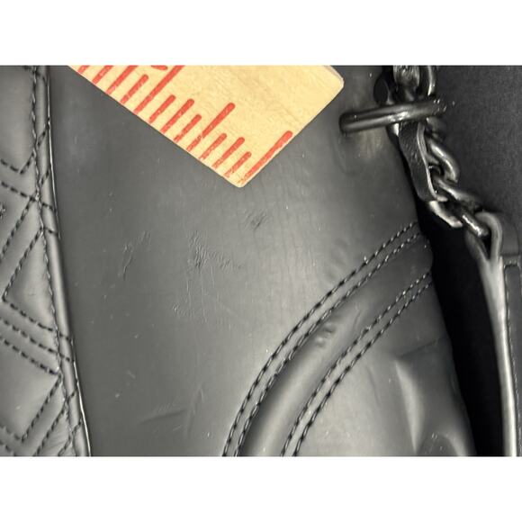 Tory Burch Fleming Matte Shoulder Bag - Black - Picture 11 of 16